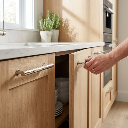 Leila Hammered T-bar Cupboard Pull Handle
