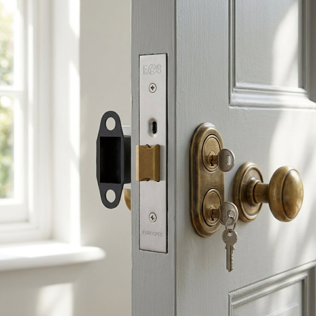 Easi-T Euro Profile Cylinder Night Latch - Case Only