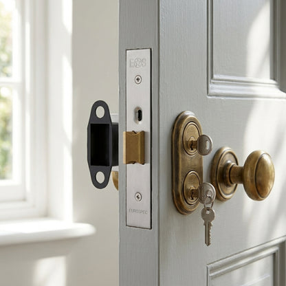 Easi-T Euro Profile Cylinder Night Latch - Case Only