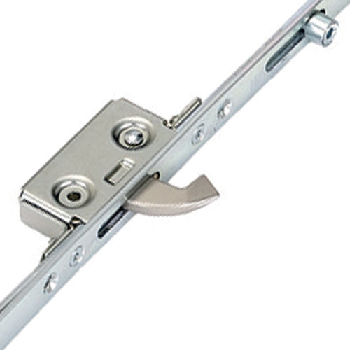 Latch Deadbolt 2 Hooks 2 Rollers Split Spindle Multipoint Door Lock - Option 2 (top hook to spindle = 730mm)