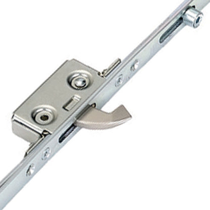Latch Deadbolt 2 Hooks 2 Rollers Split Spindle Multipoint Door Lock - Option 2 (top hook to spindle = 730mm)