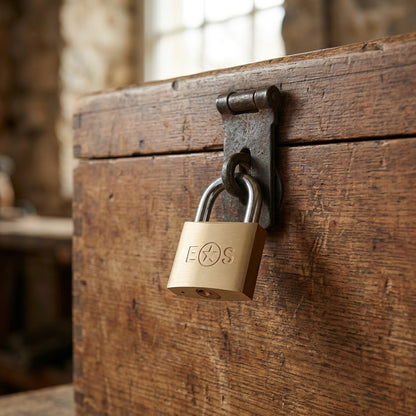 Standard Shackle Brass Padlock