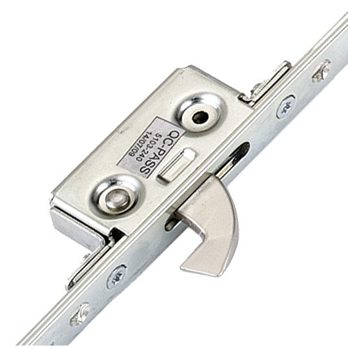 Latch Deadbolt 2 Small Hooks Split Spindle Multipoint Door Lock - Option 2 (top hook to spindle = 730mm)