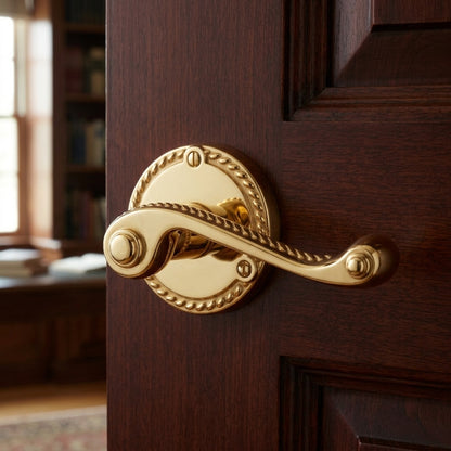 Georgian Lever on Round Rose