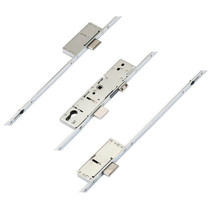 Latch 3 Deadbolts Split Spindle Multipoint Door Lock - Option 1 (top deadbolt to spindle = 570mm)