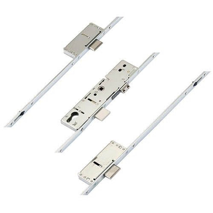 Latch 3 Deadbolts Split Spindle Multipoint Door Lock - Option 2 (top deadbolt to spindle = 680mm)