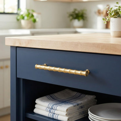 Crispin Bamboo T-bar Cupboard Pull Handle
