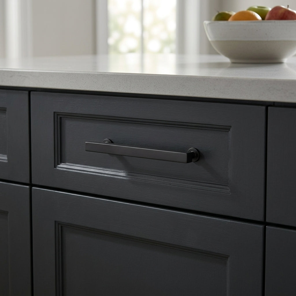 Square T-Bar Cupboard Pull Handle