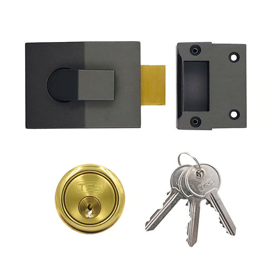 5 Pin Modern Deadbolt Rim Nightlatch