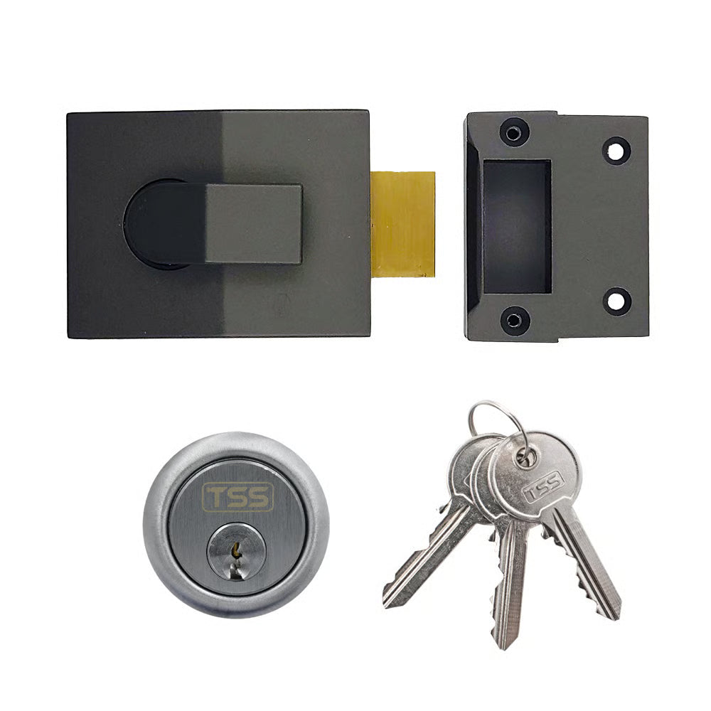 5 Pin Modern Deadbolt Rim Nightlatch