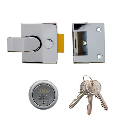 5 Pin Modern Deadlocking Nightlatch 40mm