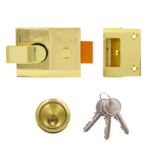 5 Pin 60mm Modern Deadlocking Nightlatch