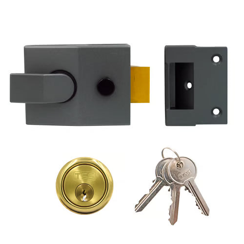 5 Pin 60mm Modern Deadlocking Nightlatch