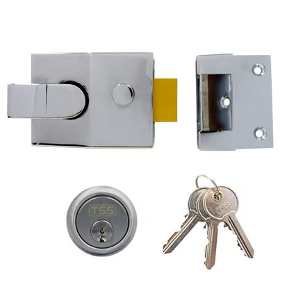 5 Pin 60mm Modern Deadlocking Nightlatch