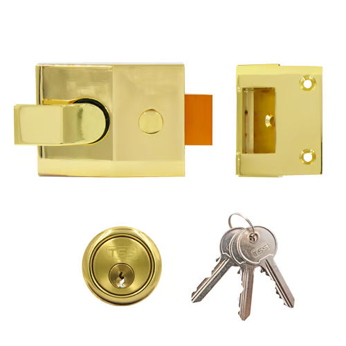 5 Pin 60mm Modern Non Deadlocking Nightlatch