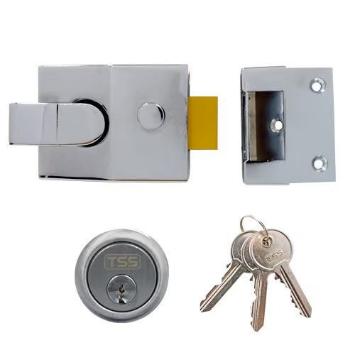 5 Pin 60mm Modern Non Deadlocking Nightlatch
