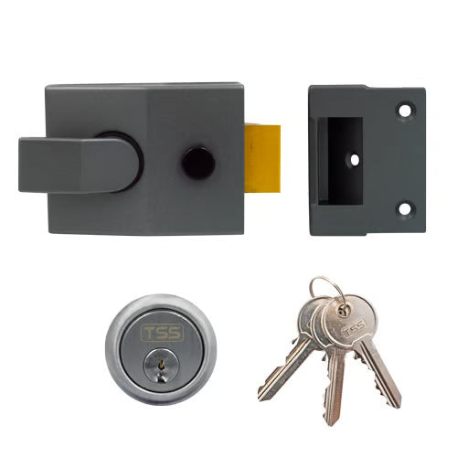 5 Pin 60mm Modern Deadlocking Nightlatch