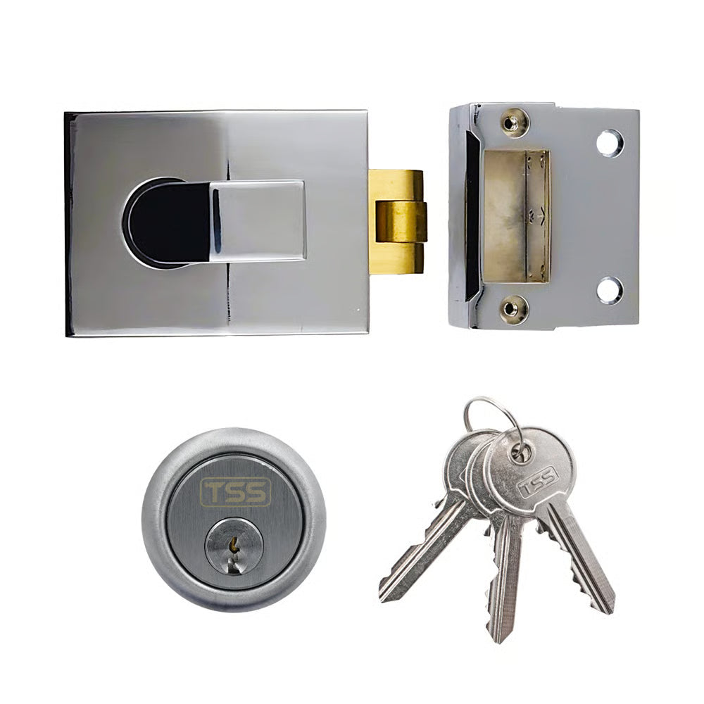 Pin Modern Rollerbolt Nightlatch 60mm