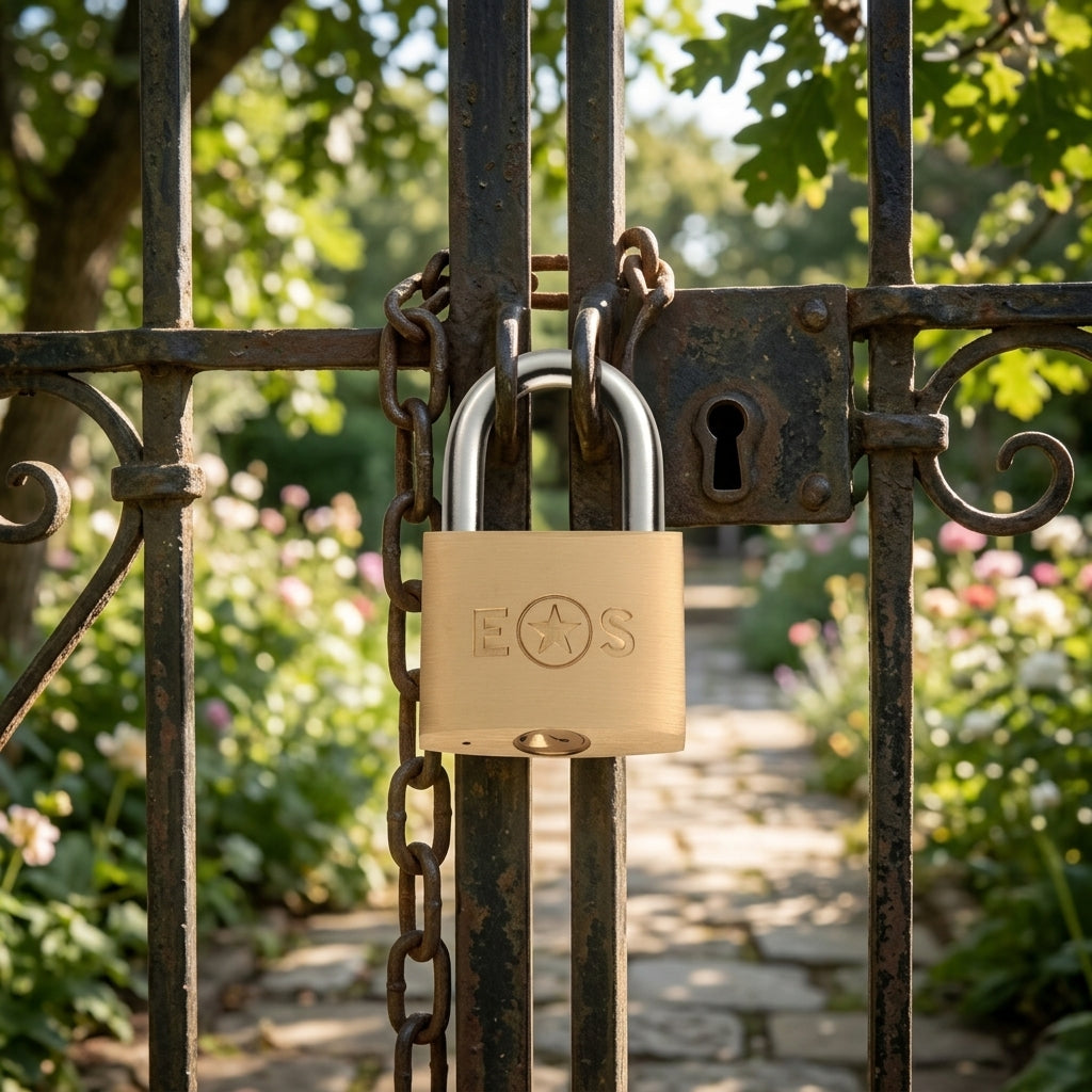 Standard Shackle Brass Padlock