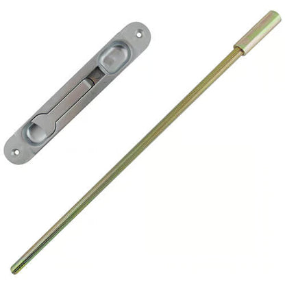 Flush Bolt for Aluminium Metal Doors - 144mm