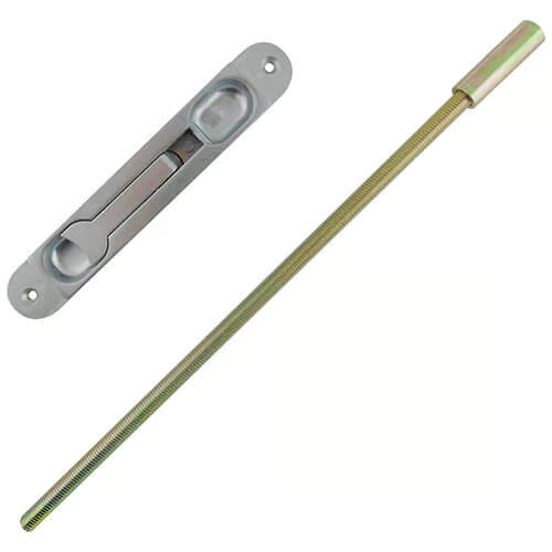 Flush Bolt for Aluminium Metal Doors - 144mm
