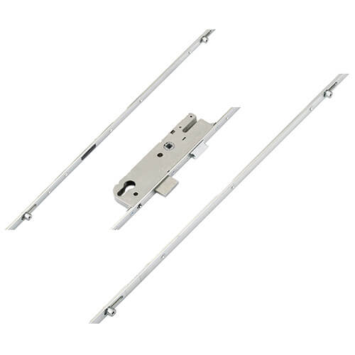 Deadbolt 4 Rollers Key Wind Operated Multipoint Door Lock
