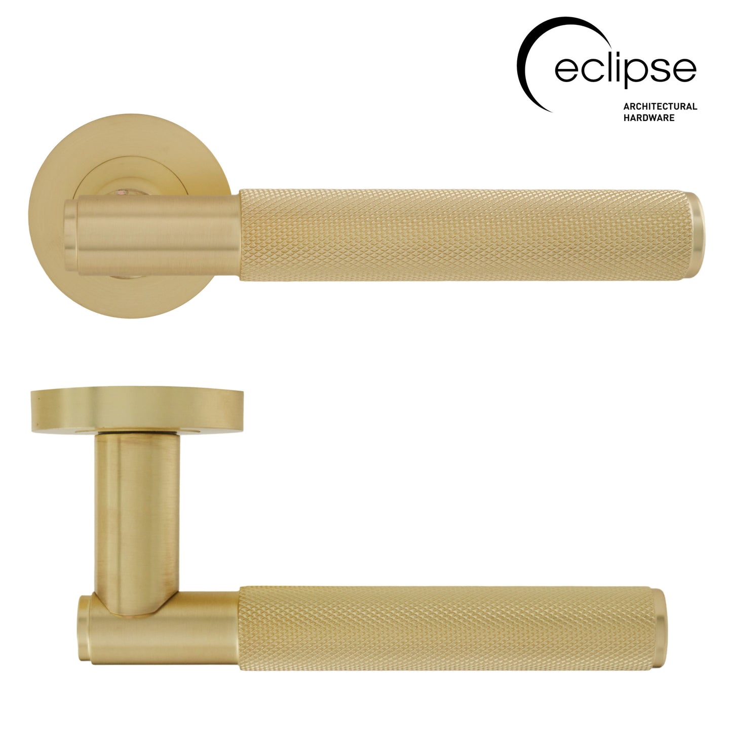 Knurled lever on rose ( Finishes)