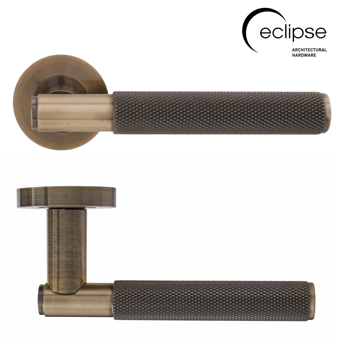 Knurled lever on rose ( Finishes)