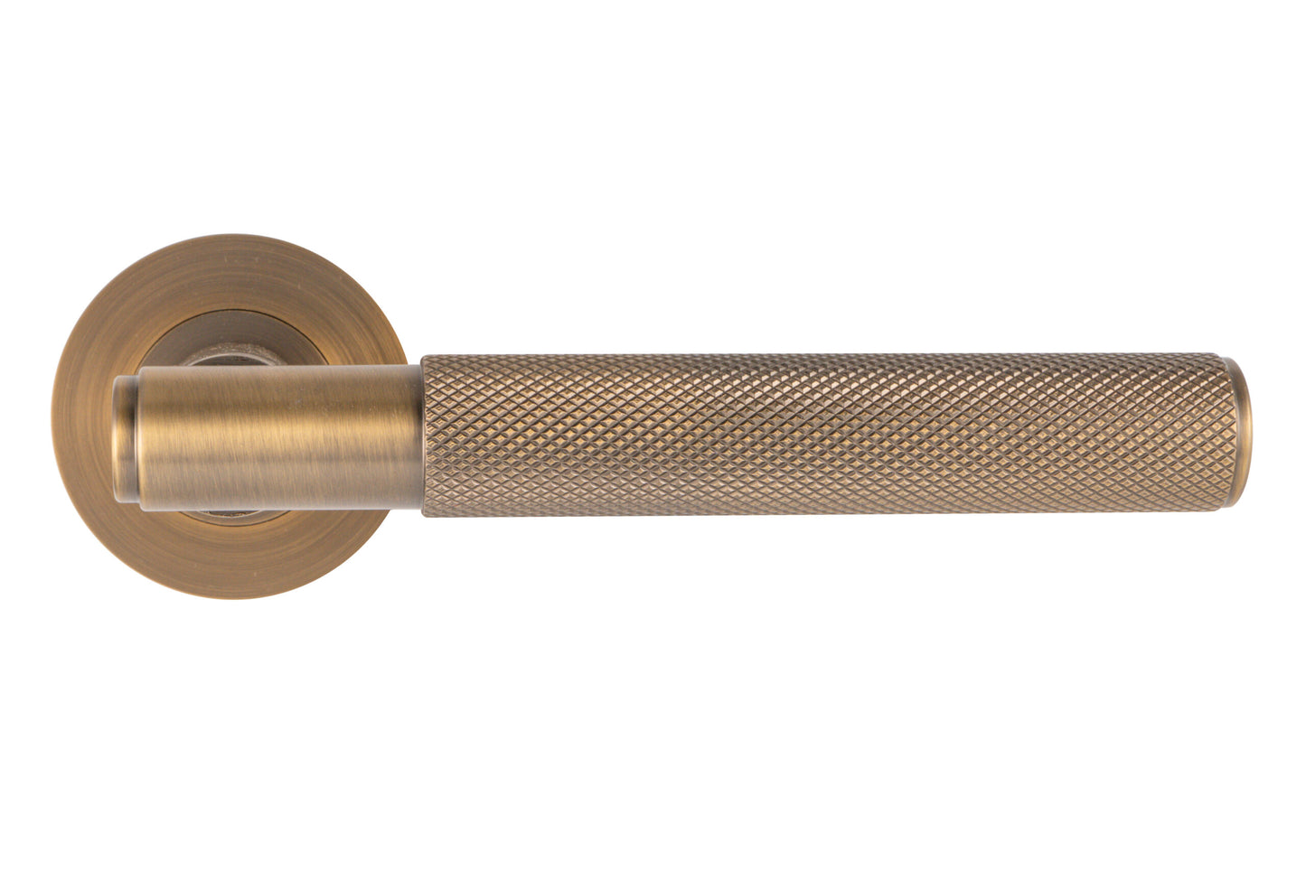 Knurled lever on rose ( Finishes)