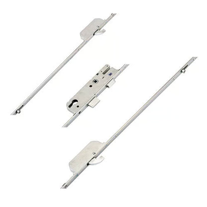 Europa Latch Deadbolt 2 Hooks 2 Inboard Rollers Split Spindle Multipoint Door Lock (top hook to spindle = 726mm)