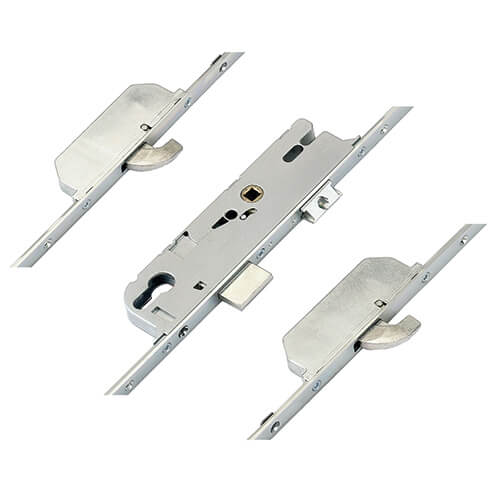 Europa Latch Deadbolt 2 Hooks 20mm Flat Faceplate Split Spindle Multipoint Door Lock