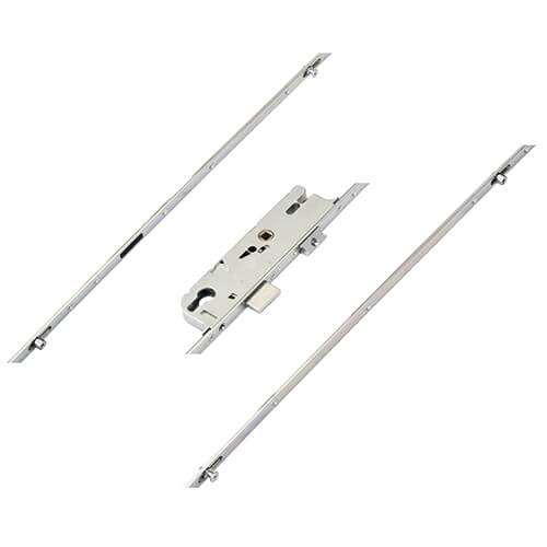 Europa Latch Deadbolt 2 Rollers 2 Mushrooms Split Spindle Multipoint Door Lock