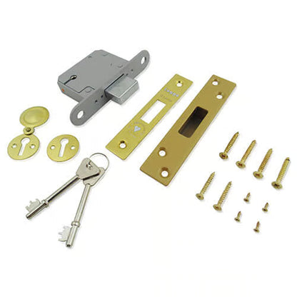 641/761 Value British Standard 5 Lever Mortice Deadlock