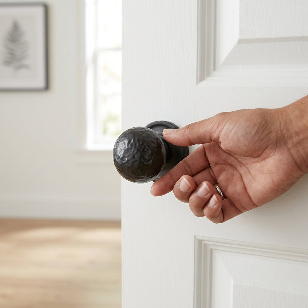 Hammered Pattern Ball Knob