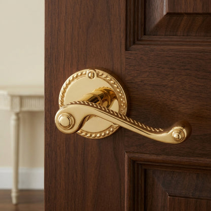 Georgian Lever on Round Rose