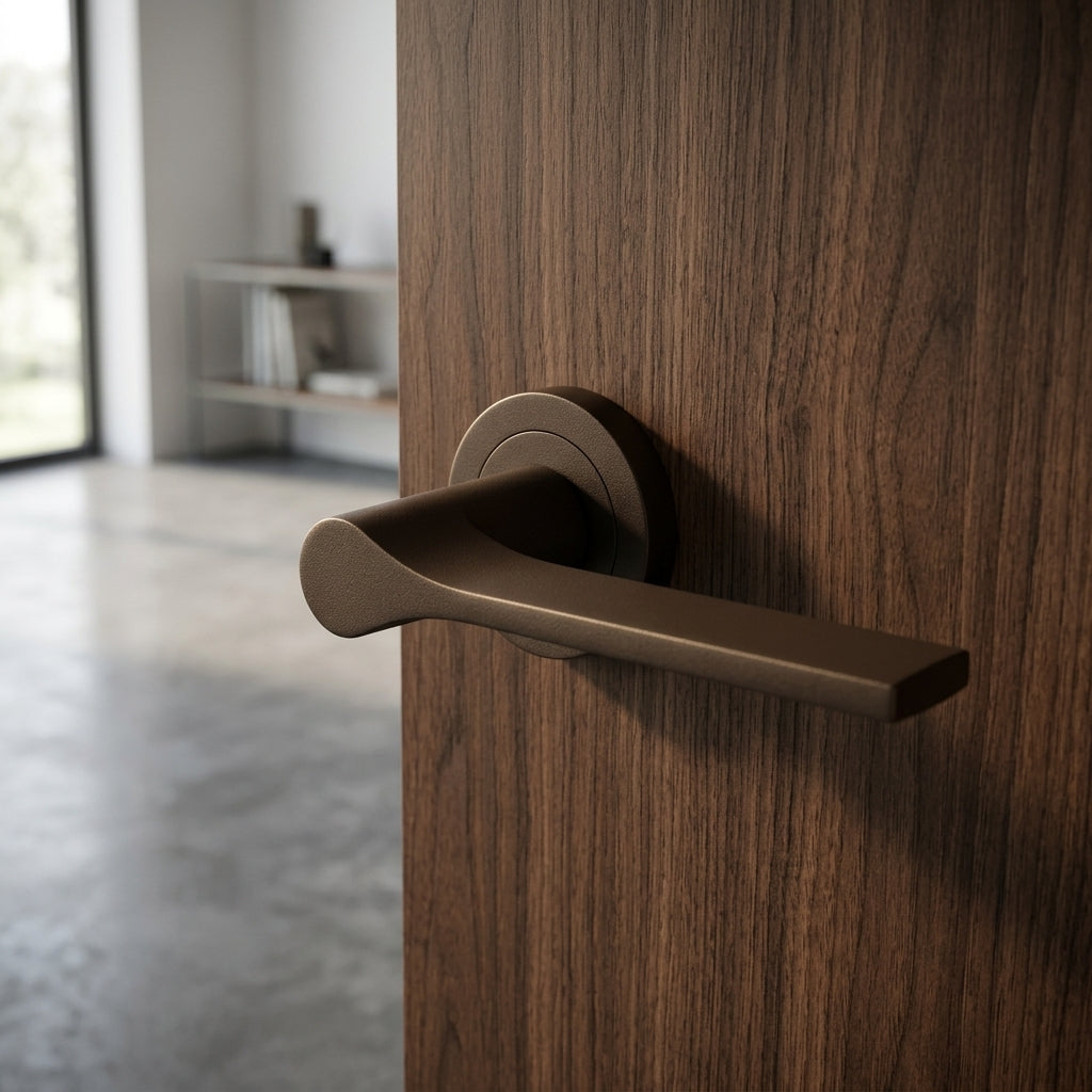 Vela Lever on Round Rose