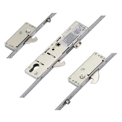 Latch 3 Hooks 2 Rollers Split Spindle Multipoint Door Lock - Option 1 (top hook to spindle = 610mm)