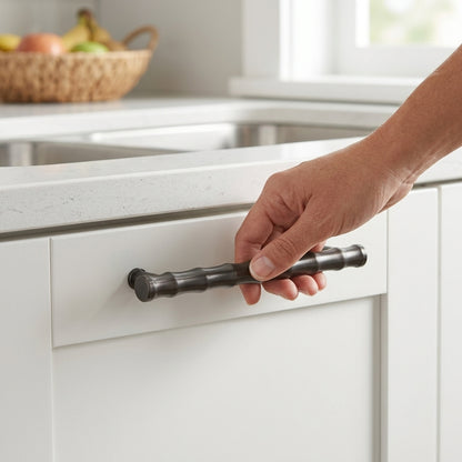 Crispin Bamboo T-bar Cupboard Pull Handle