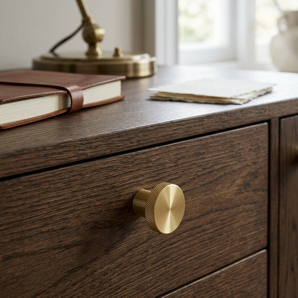 Hanover Knurled Circular Cupboard Knob