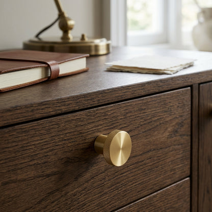 Hanover Knurled Circular Cupboard Knob