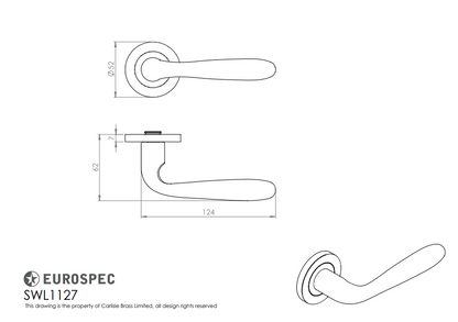 SWL Peninsula Lever on Rose