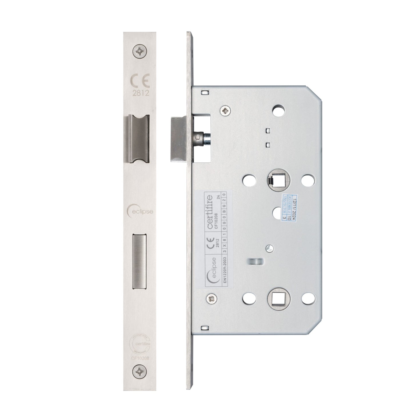 Din Bathroom Lock Square 60mm