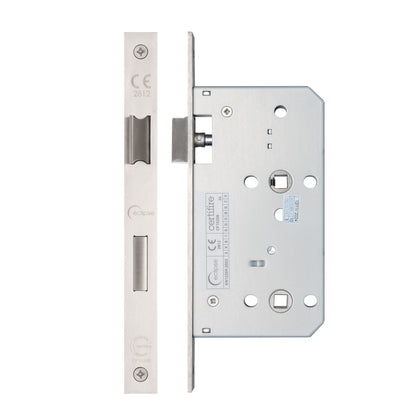 Din Bathroom Lock Square 60mm