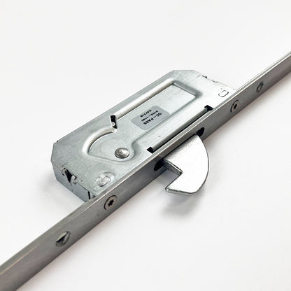 Latch Deadbolt 2 Hooks Interlocking French Door Lock Split Spindle Multipoint Door Lock (top hook to spindle = 380mm)