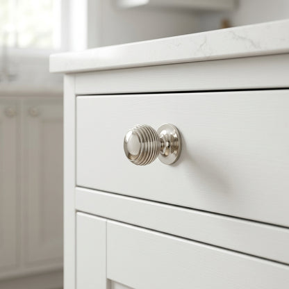 Caesar Cupboard Knob on Round Rose