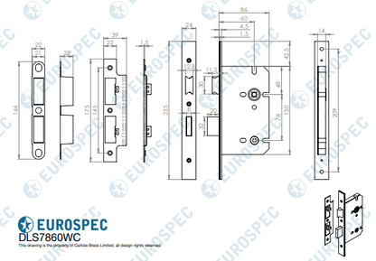 Easi-T Din Bathroom Lock