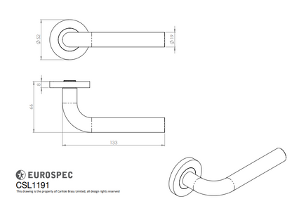Spira Lever On Sprung Rose