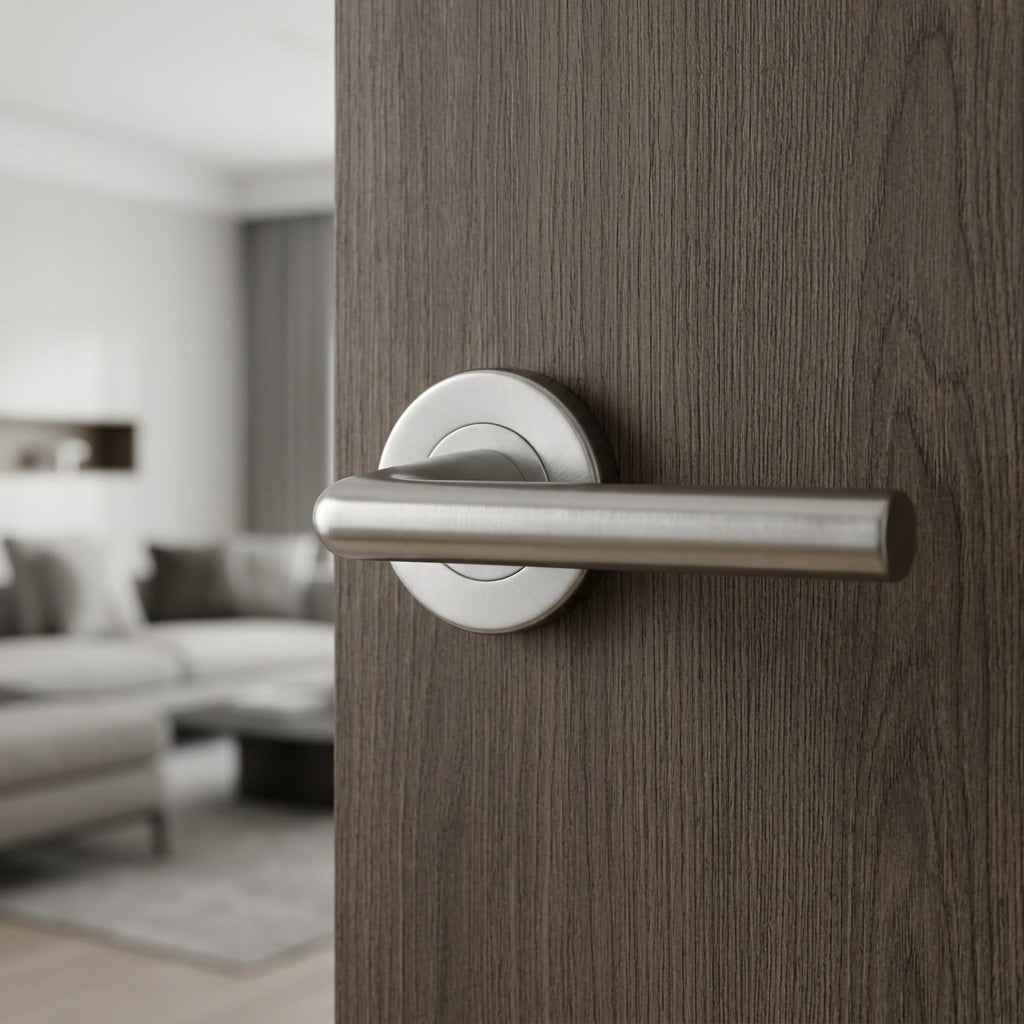Uno Lever on Round Rose