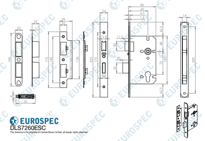 Easi-T Din Euro Profile Escape Lock