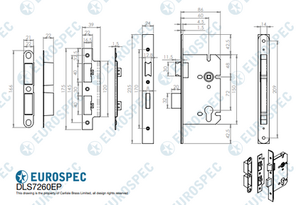Easi-T Din Euro Profile Sashlock